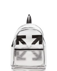 Off-White White And Black Arrows Pvc Backpack