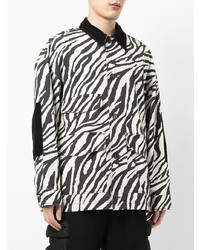FIVE CM Zebra Print Overshirt