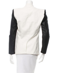 Helmut Lang Collarless Fitted Blazer