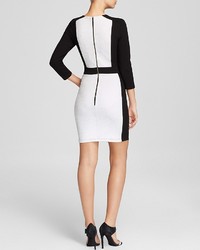 French Connection Dress Textured Color Block