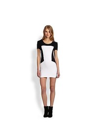 Rebecca Minkoff Oasis Colorblock Dress Blackwhite