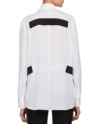 Givenchy Silk Contrast Blouse