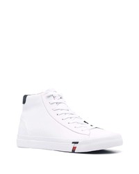 Tommy Hilfiger Logo Print High Top Sneakers
