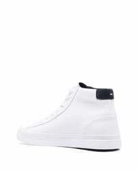 Tommy Hilfiger Logo Print High Top Sneakers