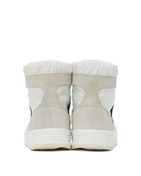 Palm Angels Off White Snow High Top Sneakers