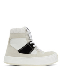 Palm Angels Off White Snow High Top Sneakers