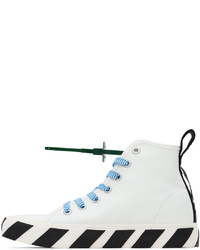 Off-White White Mid Vulcanized High Sneakers
