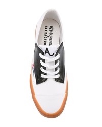 Alexa Chung Panelled Lace Up Sneakers