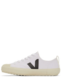 Veja White Black Canvas Nova Sneakers
