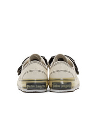 Palm Angels White Logo Vulcanized Sneakers