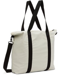 Rains Off White Waterproof Canvas Tote