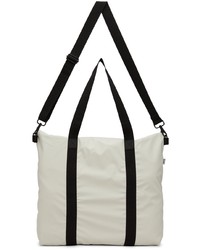 Rains Off White Waterproof Canvas Tote