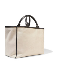 Valextra Shopping Med Canvas Tote