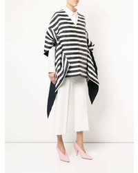 DELPOZO Oversized Striped Coat