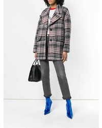 Karl Lagerfeld Oversized Fancy Check Coat