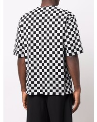 Saint Laurent Check Print T Shirt