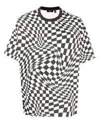 FIVE CM Optical Illusion Cotton T Shirt