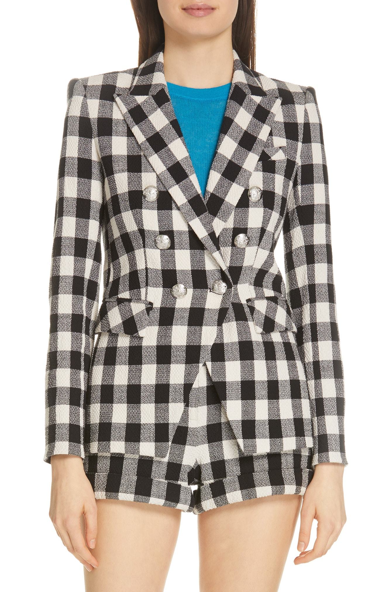 Veronica Beard Miller Gingham Dickey Jacket, $595 | Nordstrom | Lookastic