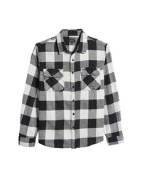 Brixton Bowery Check Flannel Button Up Shirt