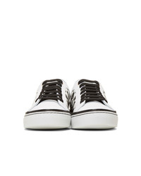 Paul Smith Black And White Checkered Basso Sneakers