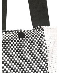 Truss Nyc Check Contrast Tote