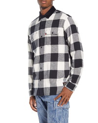 Levi's X Justin Timberlake Regular Fit Button Up Plaid Flannel Worker Shirt