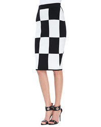 Derek Lam 10 Crosby Checkerboard Pencil Skirt