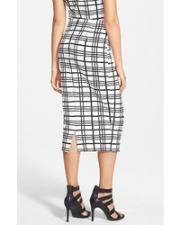 Leith Checker Midi Skirt