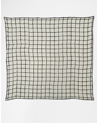 Asos Collection Oversized Grid Check Square Scarf