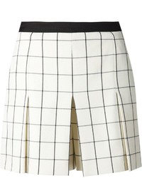 Proenza Schouler Checked Skirted Shorts