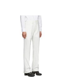 Random Identities White Officer Five Pocket Trousers, $130 