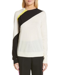 Calvin Klein 205W39nyc Contrast Stripe Wool Blend Sweater