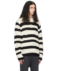 RtA White Black Creed Sweater