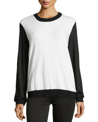 Nicole Miller Yummy Colorblock Knit Top
