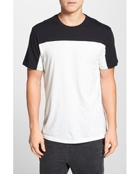 Alternative Colorblock Cotton Modal Crewneck T Shirt