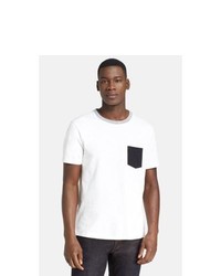 rag & bone Colorblock Pocket Cotton T Shirt