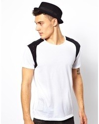 Religion T Shirt With Contrast Shoulders