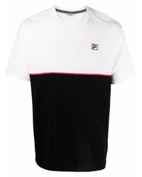 Fila Two Tone Logo Patch T Shirt