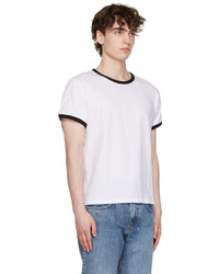 Second/Layer White Ringer T Shirt
