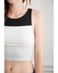 Forever 21 Colorblocked Crop Top
