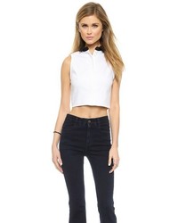Alice + Olivia Cropped Button Down