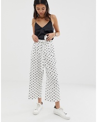 White and Black Culottes