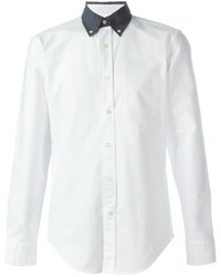 Lardini Wooster Contrasting Collar Shirt