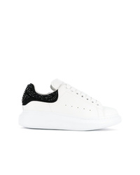 Alexander McQueen Embellished Lace Up Sneakers