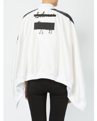 Anrealage Embroidered Detail Cape Style Bomber Jacket