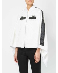 Anrealage Embroidered Detail Cape Style Bomber Jacket