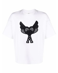 Ami Paris Ami De Coeur Logo T Shirt