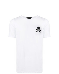 Philipp Plein Embroidered Skull T Shirt