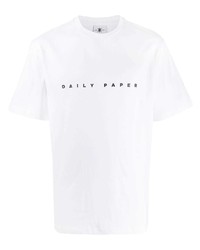 Daily Paper Logo Embroidered T Shirt