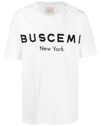 Buscemi Logo Embroidered T Shirt